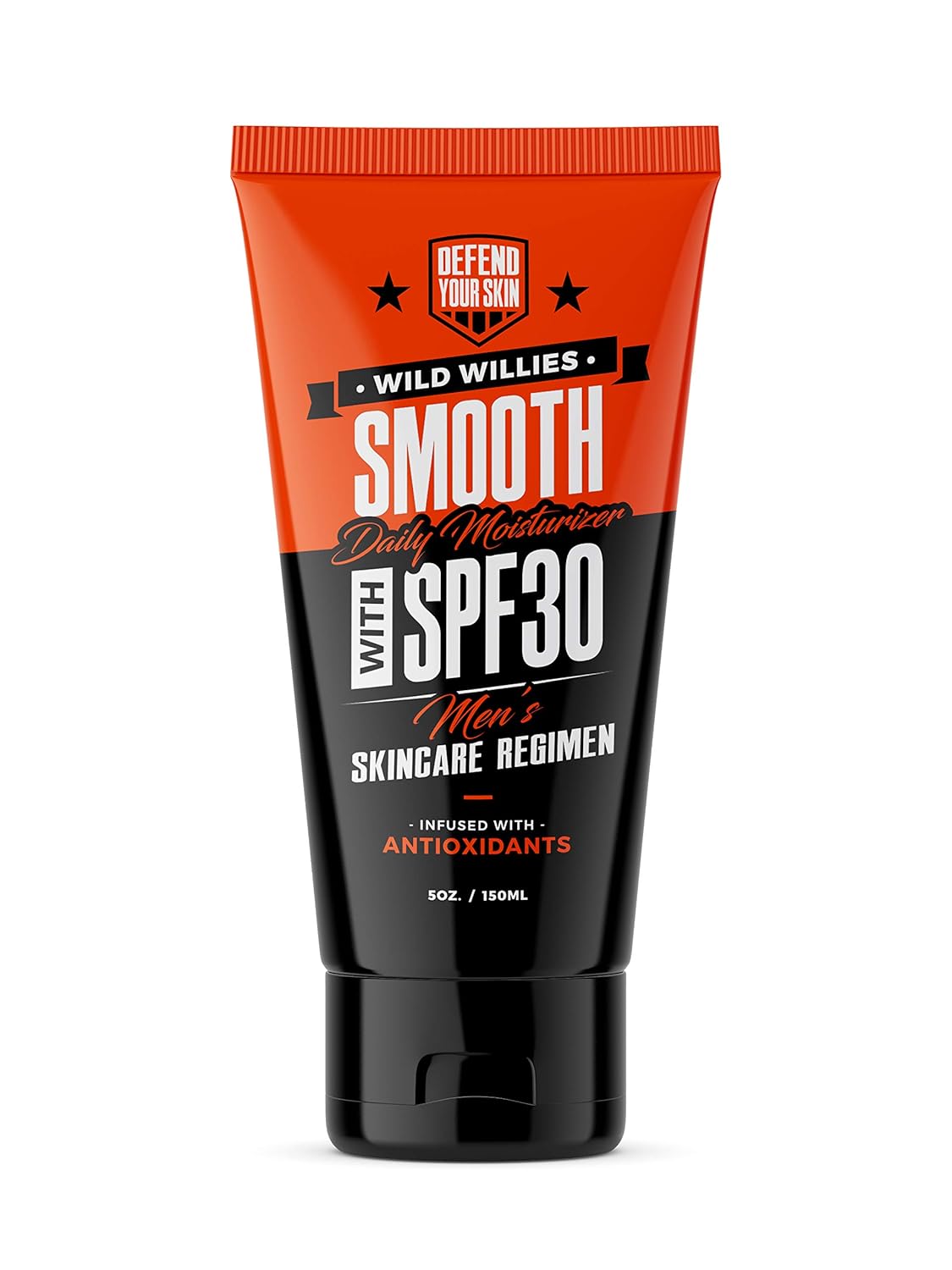 Wild Willies Men's Daily Facial Moisturizer SPF 30 - Lightweight Antioxidant Face Lotion for All Skin Types