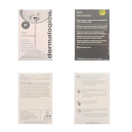 Dermalogica Daily Microfoliant - Exfoliating Face Scrub Powder with Salicylic Acid & Papaya Enzyme for Brighter Skin