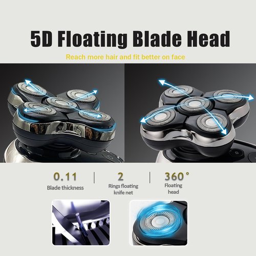 Shaver Replacment Heads Compatible with Remington Balder Boss XR7120/XR7100/XR1600/RX7 Shavers (2 Pack)
