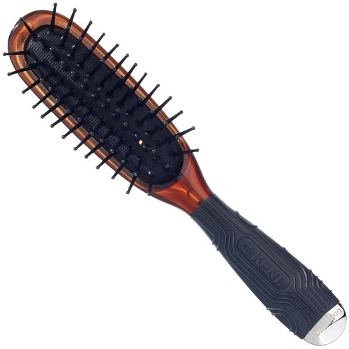 Kent Minihog Detangler Brush - Anti-Static Hair Brush with Ergonomic Grip for All Hair Types