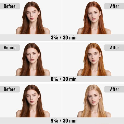 Skiennix Hair Bleach Powder - High Performance Up to 8 Levels of Lift for Highlights | 45g/1.59oz