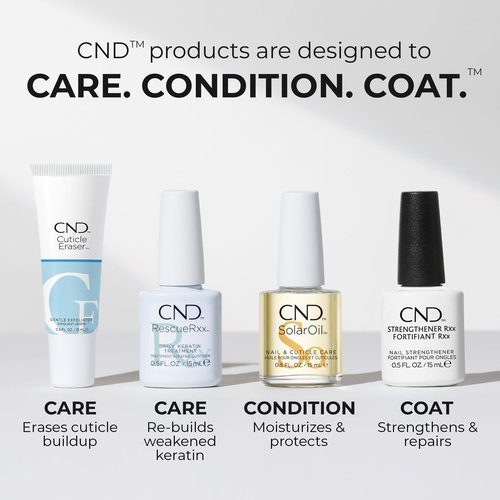 CND SolarOil Cuticle Oil,Natural Blend Of Jojoba,Vitamin E,Rice Bran and Sweet Almond Oils,Moisturizes and Conditions Skin,0.08 oz,(Pack of 2)