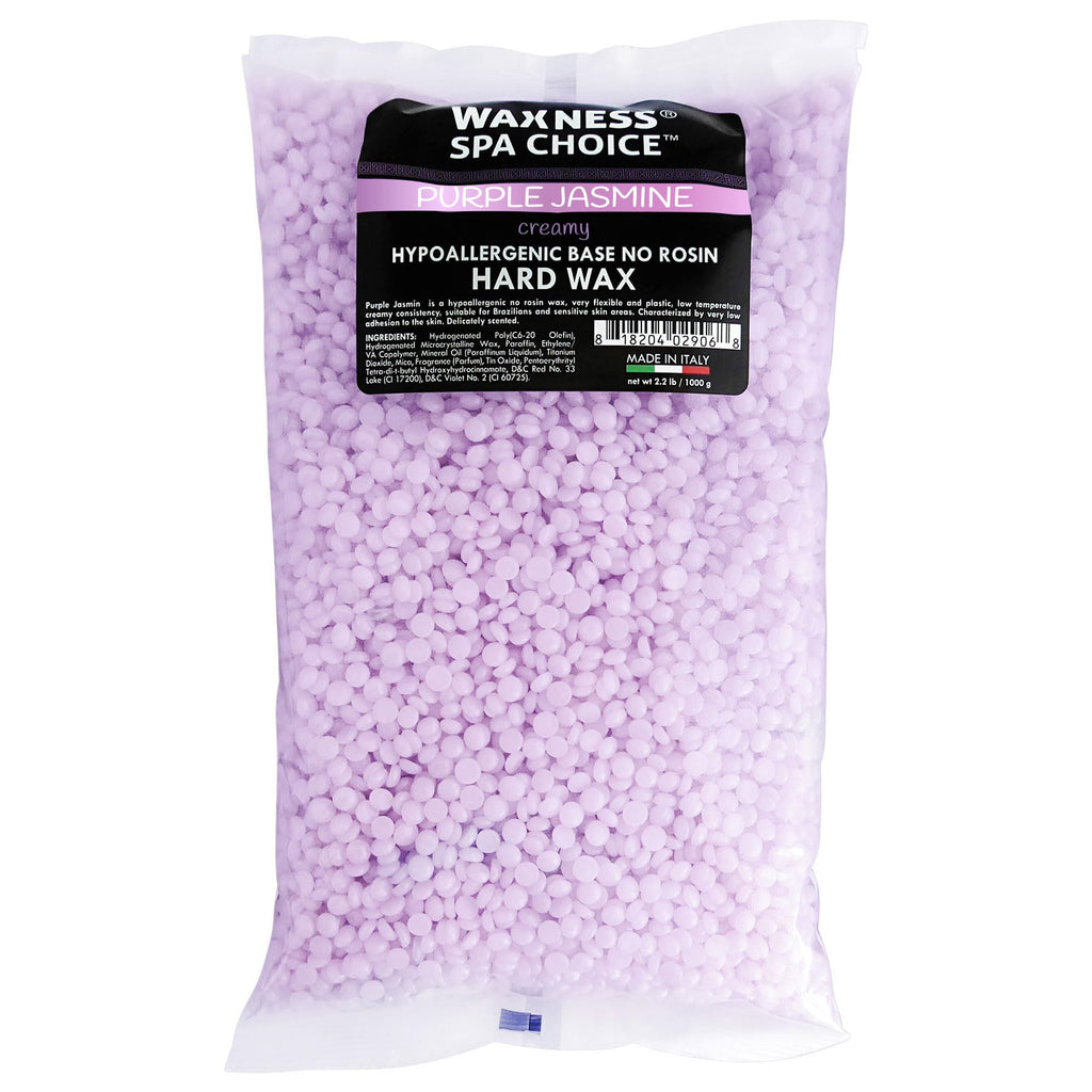 Waxness Spa Choice Purple Jasmine Demi Creamy No Rosin Hard Wax Beads 2.2 lb / 1 kg