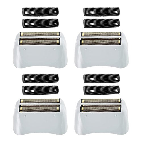 Shaver Replacement Foil and Cutters compatible with andis 17220/17230 shaver ProFoil Lithium replacement, 4 counts (White Gold)
