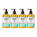 Zum Indigo Wild Hand Soap - Natural Liquid Hand Soap - for Bathroom & Kitchen - Sea Salt Scent - 12 oz (4 Pack)