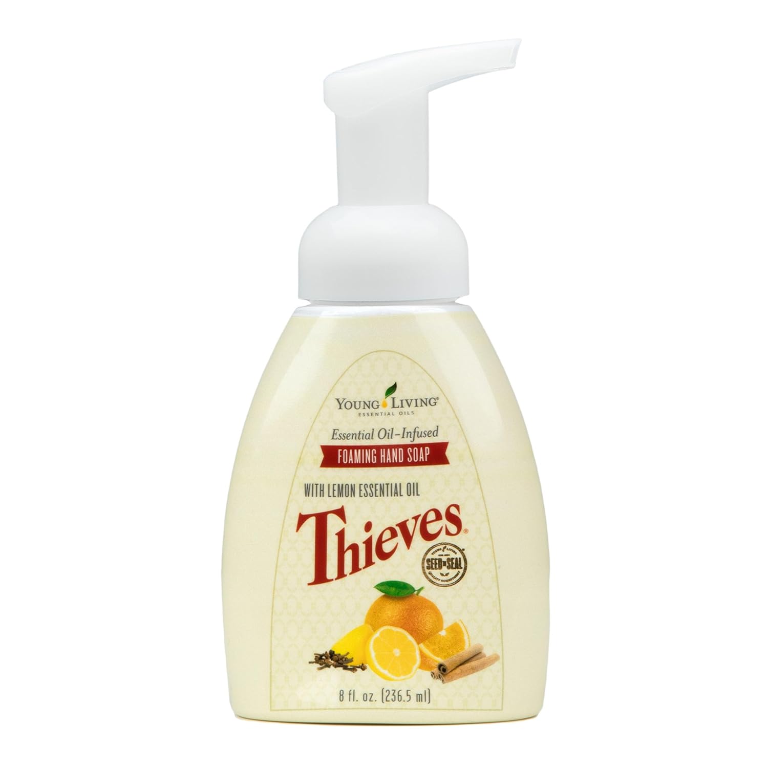 Young Living Thieves Foaming Hand Soap - Natural Essential Oil Moisturizing Foam - 8 fl oz