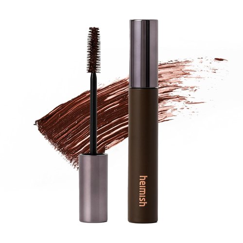 HEIMISH Dailism Smudge Stop Mascara - Volumizing, Lengthening, Waterproof, 0.32oz/9g | Brown Volume