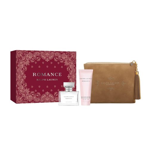 Ralph Lauren - Romance Eau de Parfum Set - Full Size 1.7 Fl Oz Fragrance, 2.5 Fl Oz Lotion & Pouch