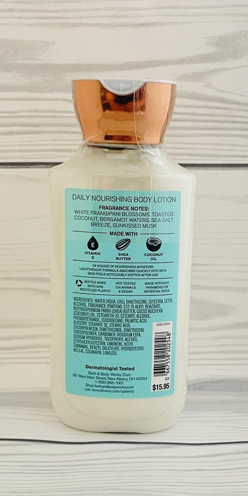 Bath & Body Works Bath and Body Works At The Beach Super Smooth Lotion Sets Gift For Women 8 Oz -2 Pack (At Beach) 16 Fl Oz