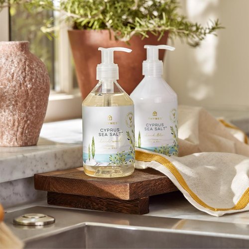 Thymes Moisturizing Hand Lotion - Nourishing Shea Butter & Aloe Vera for Dry Skin | Cyprus Sea Salt, 9 fl oz