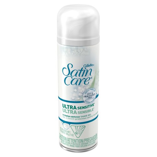 Gillette Satin Care Ultra Sensitive Women's Shave Gel - 7 oz