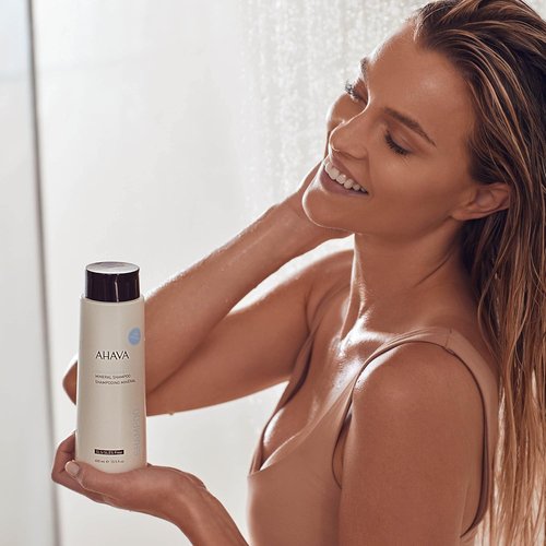 AHAVA Dead Sea Water Mineral Shampoo - Gentle, Hydrating Formula for All Hair Types | Softens & Nourishes