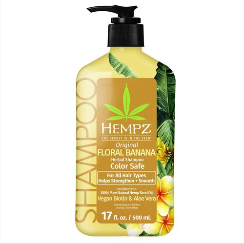 Hempz Biotin Hair Shampoo - Hydrating & Strengthening for All Hair Types - 17 Fl Oz