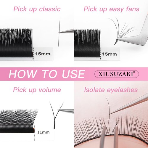 Lash Tweezers For Eyelash Extensions Fiber Tip Lash Tweezers Pink Straight/Curved Tweezer(Pink,X07)