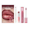 rom&nd Volume Hack Trio Glazed Plum Lip Set - Plumping & Hydrating K-Beauty Lip Kit for Irresistible Shine