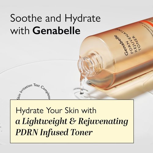 PDRN Rejuvenating Toner - Deep Hydration & Skin Barrier Support with PDRN, Panthenol, Hyaluronic Acid - Soft & Glowing Skin - 10.14 fl.oz/300ml