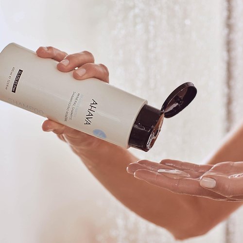 AHAVA Dead Sea Water Mineral Shampoo - Gentle, Hydrating Formula for All Hair Types | Softens & Nourishes