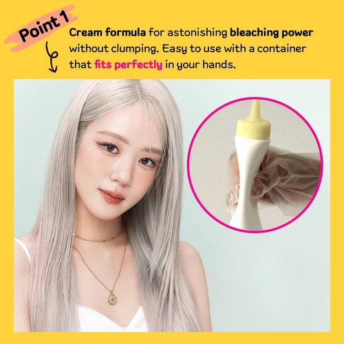 Skiennix Super Rich Cream Hair Bleach - Permanent High-Lifting Color with Marula Oil | 4.8oz