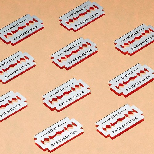 MUEHLE 10 Double Edge Blades with for Safety Razors, 1 Pound