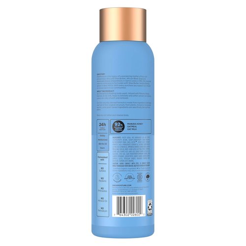 SheaMoisture Manuka Honey Oatmeal Body Wash - Smooth & Exfoliating for Healthy, Glowing Skin | 18 oz