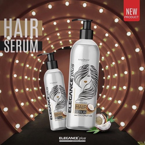 Elegance Plus Hair Serum - Nourishing Coconut-Based Formula for Soft, Shiny Hair | 10.1 Oz