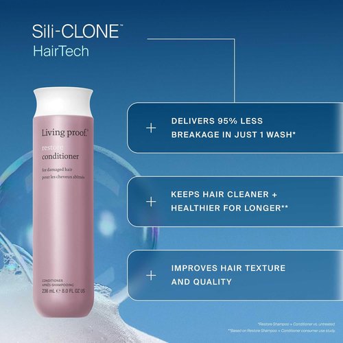 Living Proof Restore Conditioner - Repairs & Strengthens Hair, Adds Shine for All Types