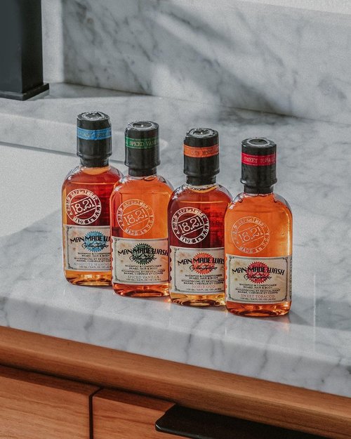 18.21 Man Made 3-in-1 Body Wash | Original Four-Scent Variety Pack for All Hair & Skin Types