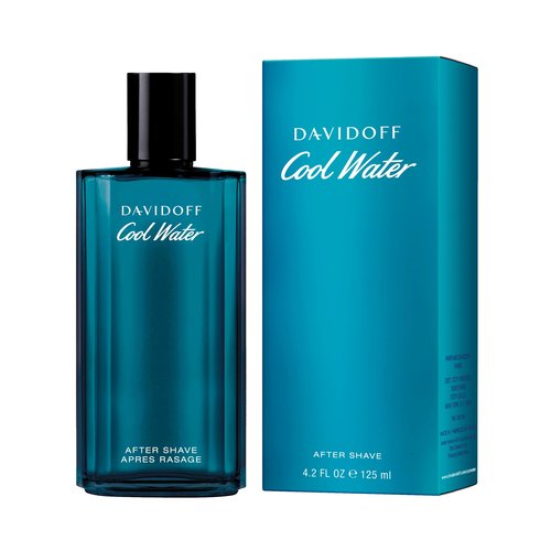 Davidoff Cool Water Aftershave Splash for Men With Notes of Coriander, Mint, Lavender & Amber 4.2 fl oz