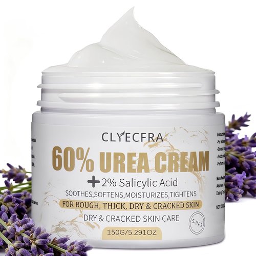 Urea Cream 60% by [Brand Name] - Maximum Strength 5-in-1 Moisturizer for Rough, Dry Skin | 150g