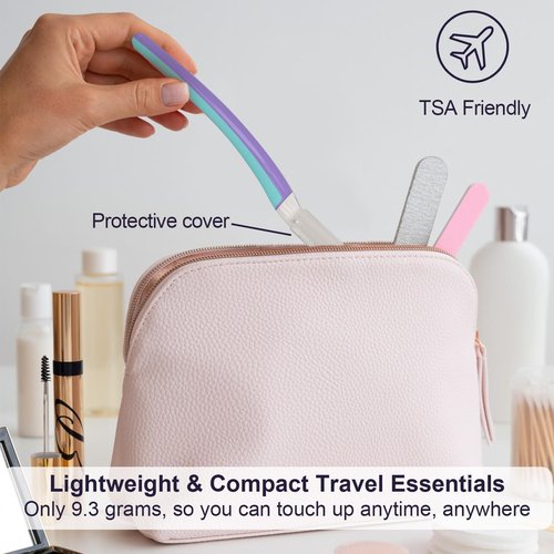 THURLADY Dermaplane Razor, Face Razors for Women, Dermaplaning Tool, 1 Reusable Handle with 19 Microblades for Face, Gentle Exfoliation & Facial Peach Fuzz Removal for Smoother Skin, Wisteria