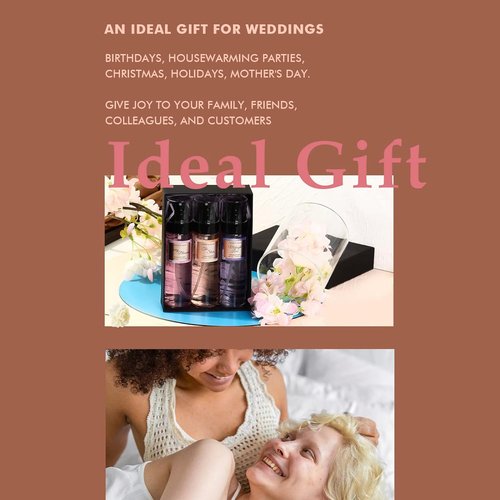 Clean-n-Fresh Body Spray - Cherry Blossom Fragrance Mist Gift Set | Pack of 3, 3.4 Fl Oz Each