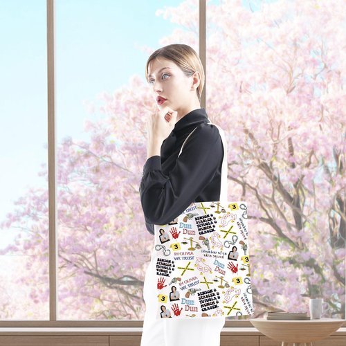 GJTIM Tv Series Fans Gift Zipper Pouch Law Detective Team Tv Show Merchandise Makeup Bag (Law Pattern Tote)