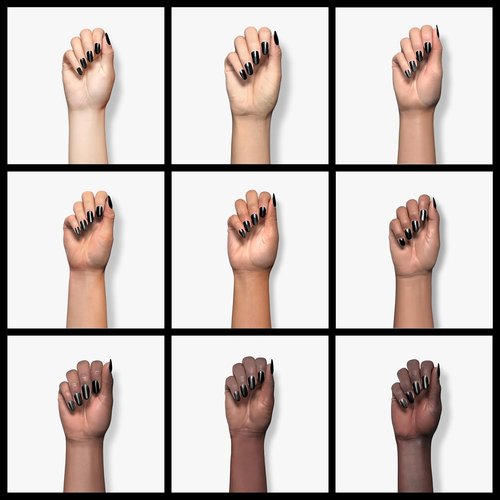 Kiara Sky Gel Polish - Black To Black | Long-Lasting 15 Gram Formula for Perfect Nails