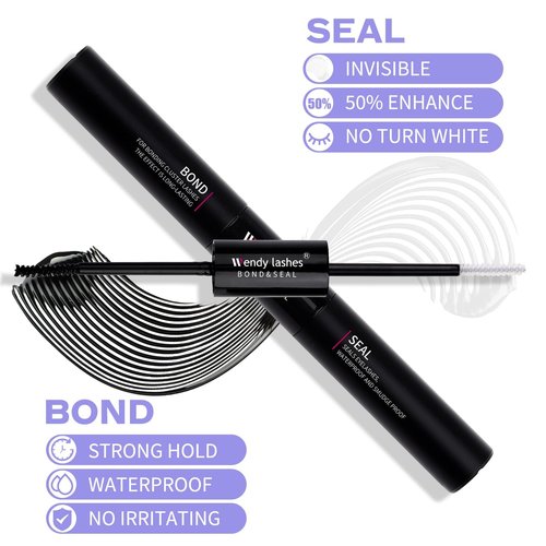 Lash Clusters Kit for DIY Eyelash: 280Pcs, Wendy, Using at Home, Ultra-light, Natural, Fluffy, Wispy, Waterproof, Anime, Manga, Cat Eye, D Curl, 12-16mm, 30D+40D, RR126