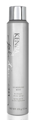Kenra Professional Platinum Silkening Mist - Shine Spray for Smooth Flyaways & Frizz Control | Humidity Protection for All Hair Types