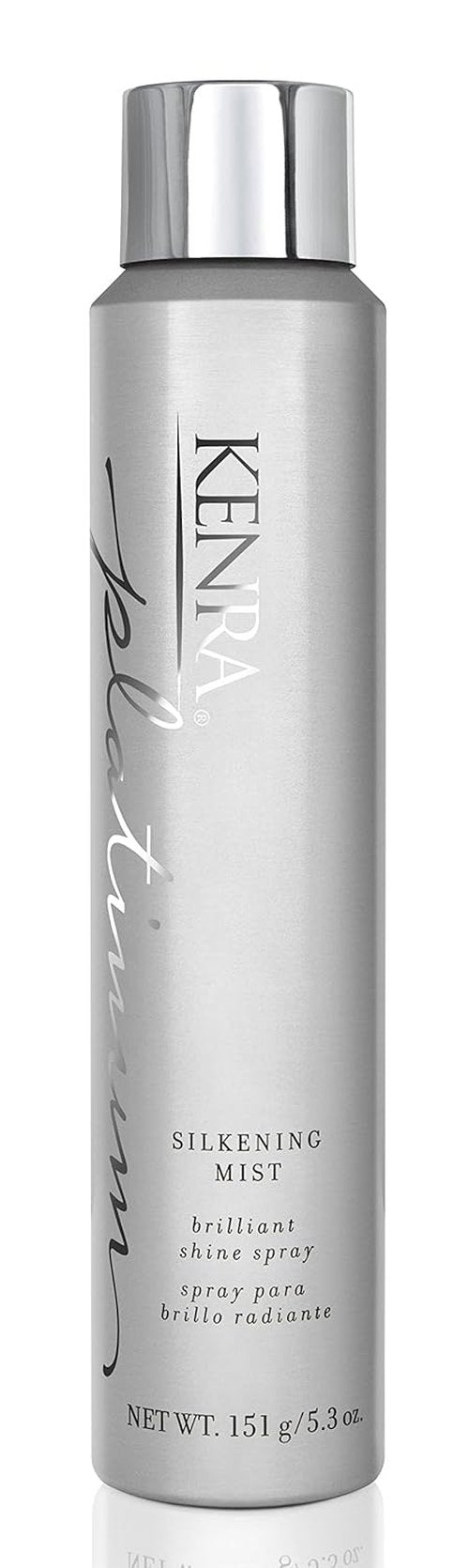 Kenra Professional Platinum Silkening Mist - Shine Spray for Smooth Flyaways & Frizz Control | Humidity Protection for All Hair Types