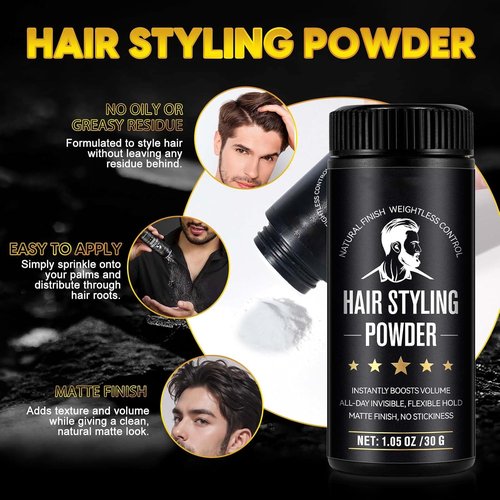 NIFEISHI Hair Styling Powder - Volumizing Texture Powder for All Hair Types | 2-Pack, 1.05oz Each