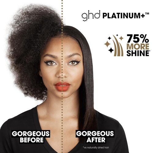 GHD Platinum+ Styler - 1" Professional Flat Iron Hair Straightener for Stronger, Shinier Hair