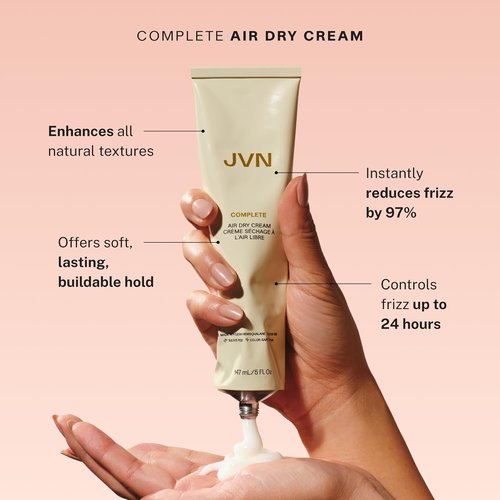JVN Travel Essentials Hair Care Set - 3 Pack with Air Dry Cream, Recovery Serum & Scalp Oil