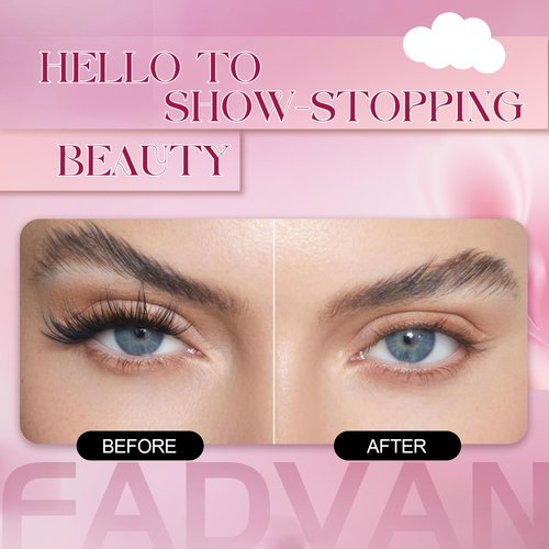 FADVAN Clear lash Sealer for Extensions - Professional Overnight Sealer & DIY Coating, Long-Lasting Up to 2 Weeks Clear (5ml)