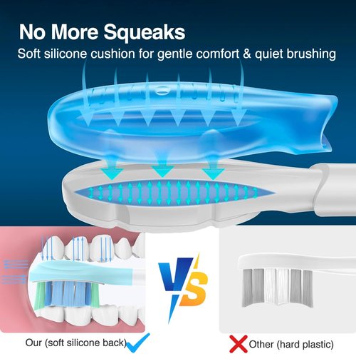 Philips Sonicare Replacement Toothbrush Heads - C3, A3, 4100 Compatible - 12 Pack for Superior Clean