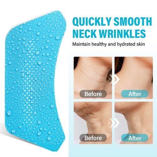 ITECFREELY Neck Wrinkle Patches, 5 PCS Smooth & Firm Fine Lines Wrinkle Patches, Moisturizing and Nourishing Collagen Facial Silicone Patch