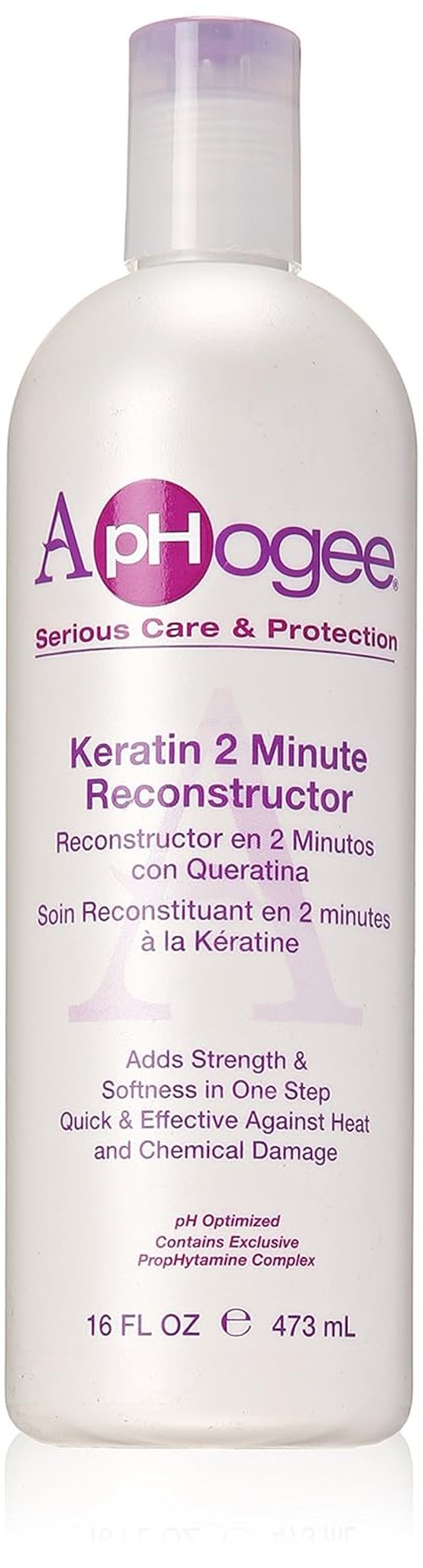 ApHogee Intensive Keratin Reconstructor - Strengthens & Repairs Hair | 16 Oz