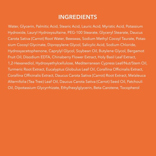 Aprilskin Carrotene Clarifying Foam Cleanser - Deep Cleansing & Sebum Control for Oily Skin - 120ml | Vegan & Cruelty-Free