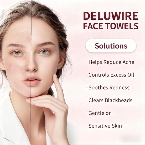 800 Count Disposable Face Towels, Soft & Skin Friendly Face Towelettes Disposable, Facial Tissue Dry Wipes for Women Cleansing