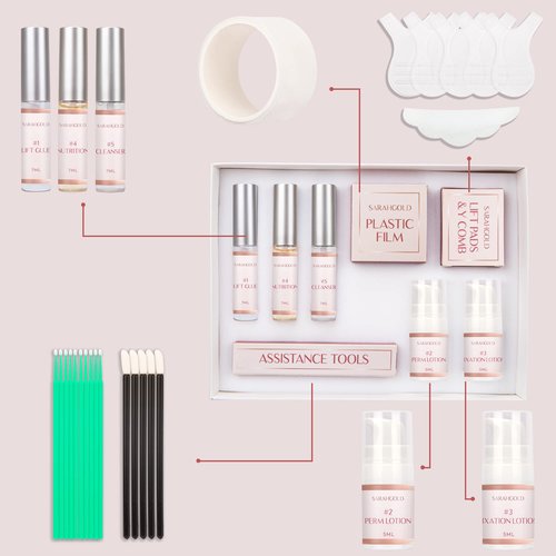 Lash Lift and Brow Lamination Kit: Professional At-Home Lash Lift & Brow Laminate Set, Long-Lasting Curl & Shape, Complete DIY Kit for Salon-Like Results