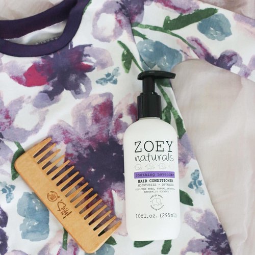 Absolutely Natural Zoey Naturals - Tear-Free Lavender Hair Conditioner for Kids | Hypoallergenic & Paraben-Free