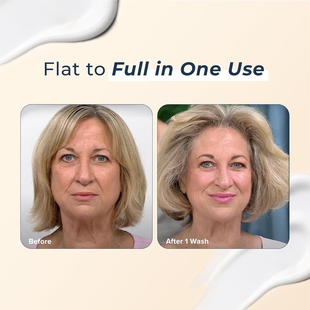TRUHAIR Volume+ Conditioner - Lightweight Hydration & Shine with Keratin & Panthenol - 8 oz
