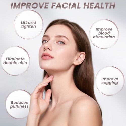 Holifada Lymphatic Contour Face Brush,Contour Face Brush for Lymphatic Drainage,Dry Lymphatic Drainage Massager,Chin & Jawline Sculpting,Improves Skin Glow & Absorption (3PCS)