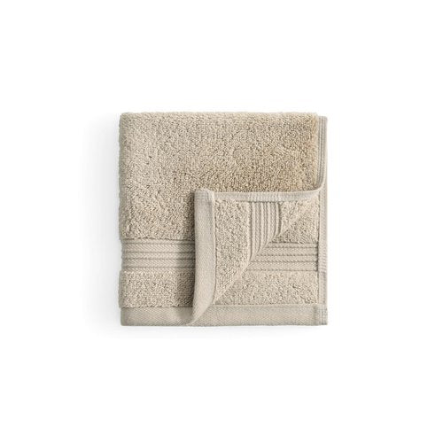 Ted Baker 4-Pack Washcloth Set - 100% Cotton - Soft, Highly Absorbent - 13" x 13", Tan Beige